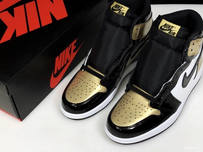 Rep MAX Retro 1 Air High Jordan Glod 861428-007 Toe 0717